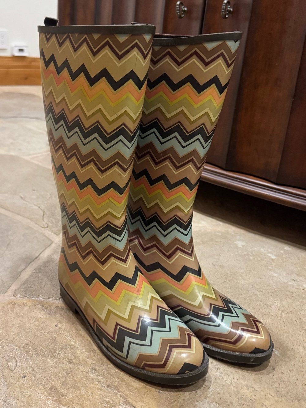 Missoni rain boots